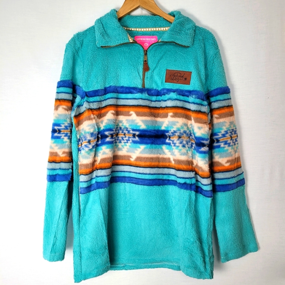 Beth Vibes Sherpa Pullover Sweatshirt